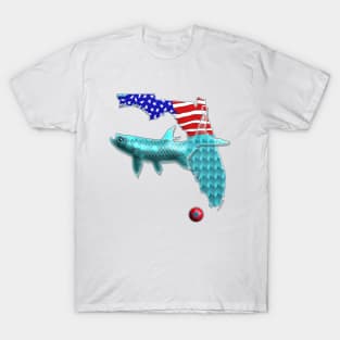 Florida Key West US Flag T-Shirt